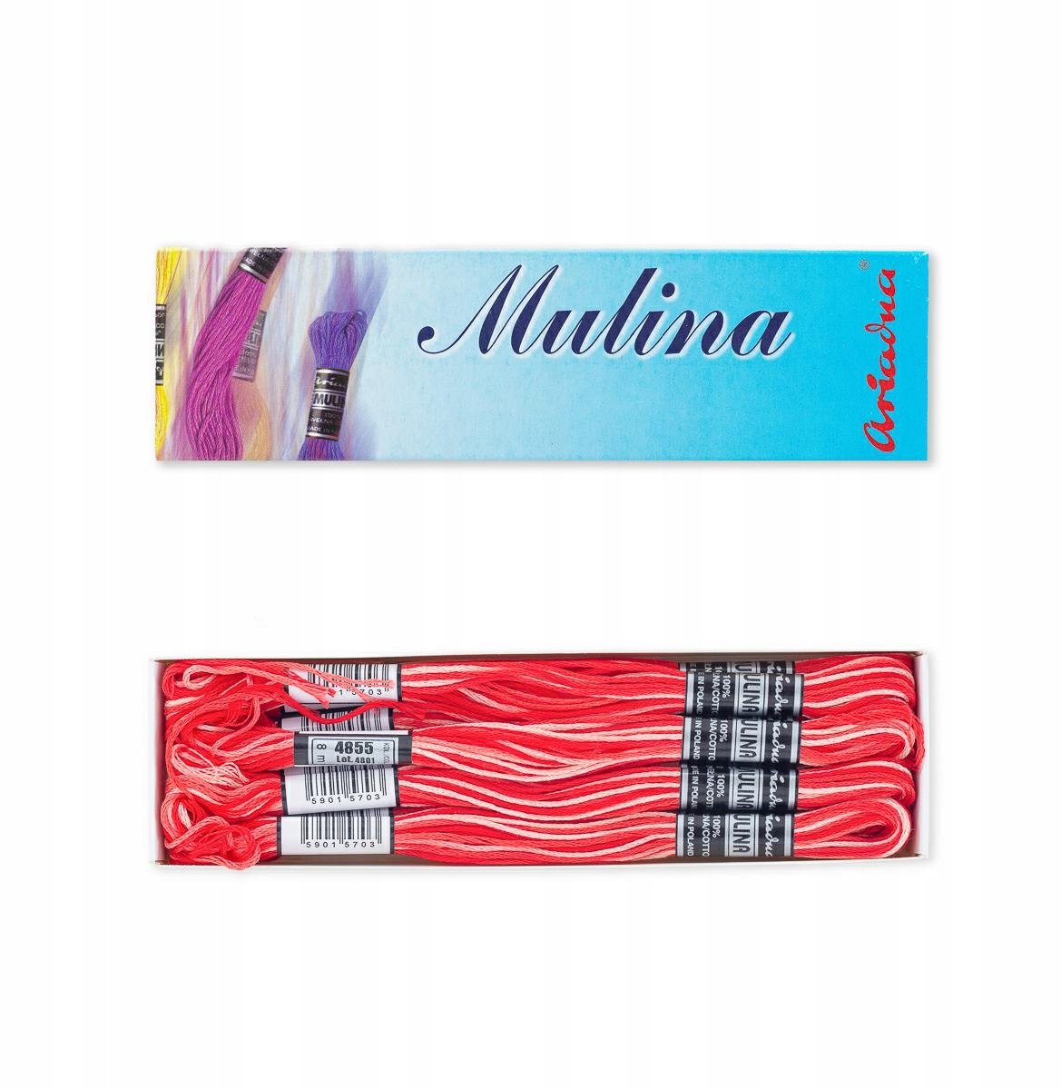 Ariadna Borduurzijde 12x8m Gegradueerd Rood 4855