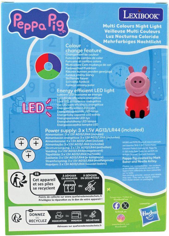 Peppa Pig Pocket Nighlight van Merkloos — afbeelding 3