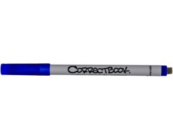 Correctbook Pen - Fineliner Blauw - 0.6mm - Voor uitwisbaar notitieboek