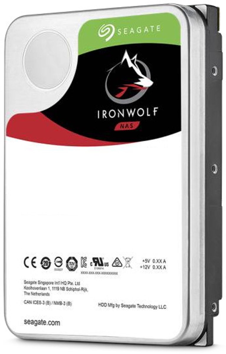 Seagate IronWolf - Interne harde schijf - NAS HDD - 256MB Cache - 12 TB