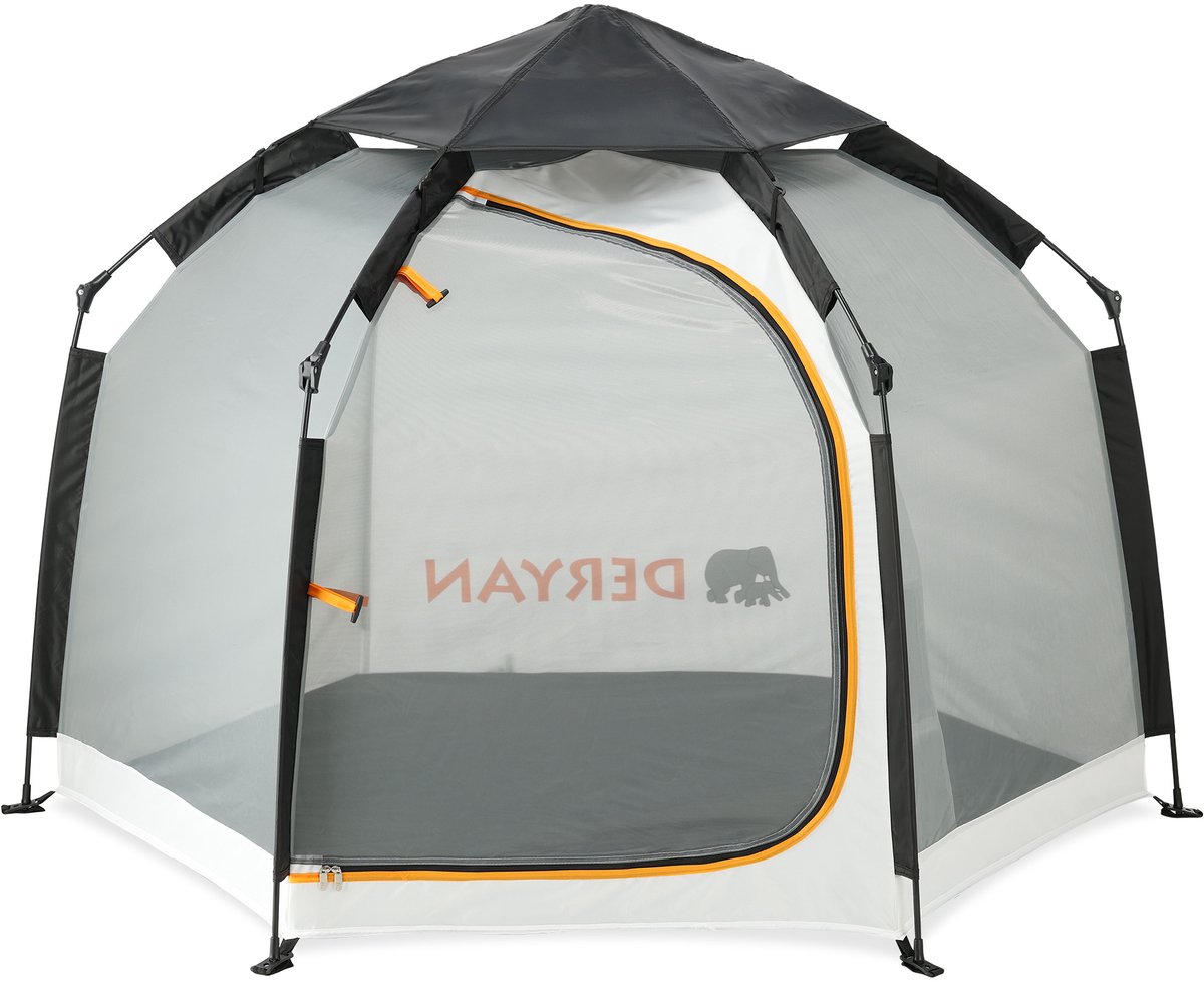 Bol.com Deryan Up To Go Kinderbox - Draagbaar - Pop Up - Strandtent - Cream aanbieding