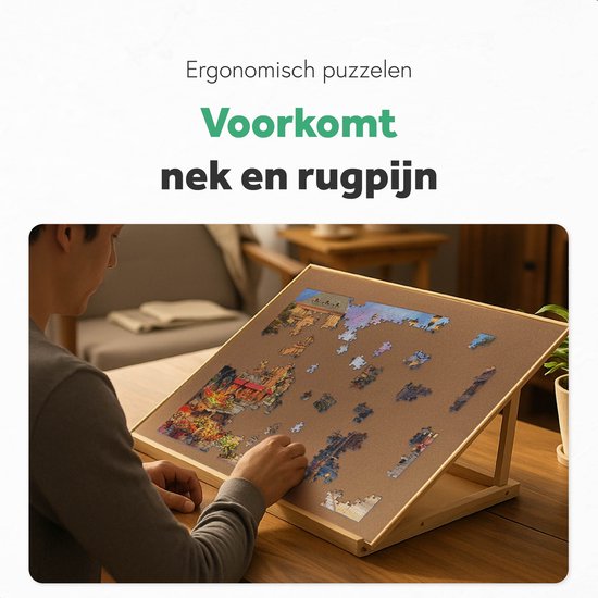 Puzzelbord met Opbergsysteem voor 1000 stukjes