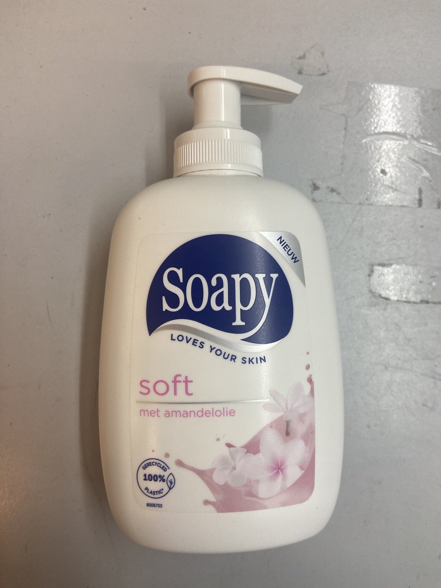 Soapy soft pomp handzeep - 6 Stuks - Voordeelverpakking