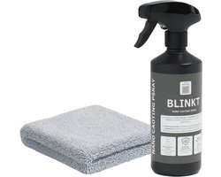 BLINKT Nano Coating Pakket – Auto Lakbescherming Spray 500ML met Polish Uitwrijfdoek – Water- en Vuilafstotende Coating