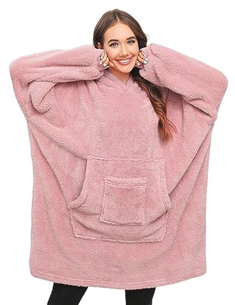 Oversized hoodie voor dames en heren | Zachte capuchonpullover en warme deken