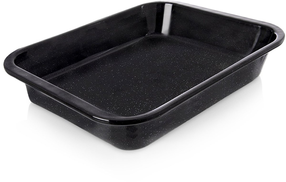 Bakplaat Geëmailleerd Rechthoekige Diep 41x32x6 cm - voor Bakken - voor De Oven