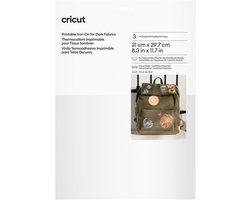 Cricut Printbare Iron-On voor donkere stoffen - A4 (3 vellen)