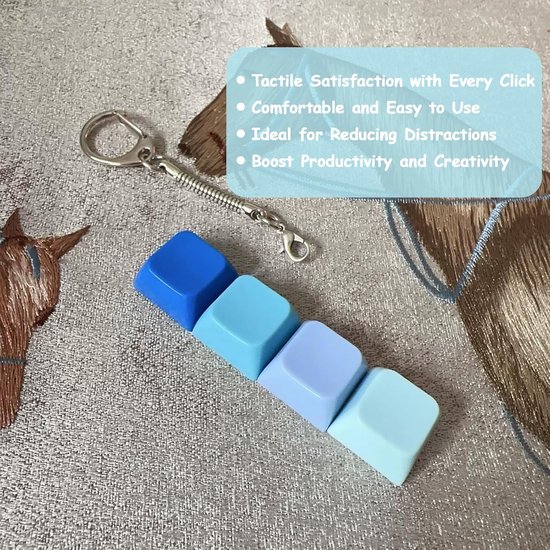 2 stuks clickeez-toetsenbord, anti-stress toetsenbord, fidget toys