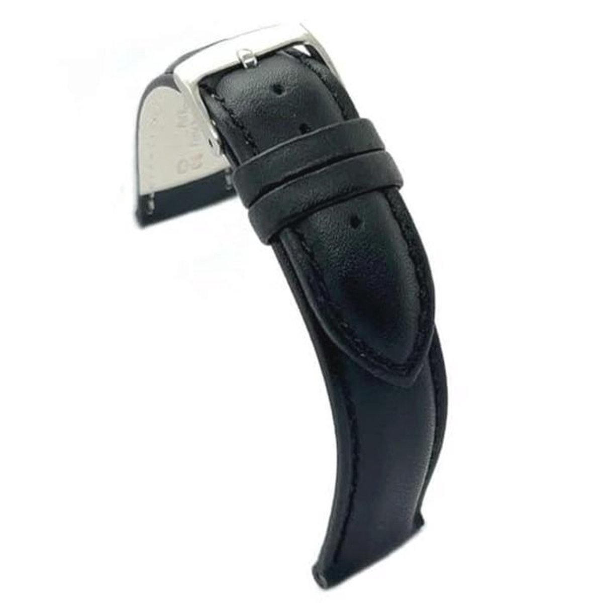 Horlogebandje van rundleer 8-24 mm - Glad en Stijlvol