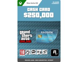 GTA Online: Tiger Shark Cash Card $ 250.000 - Xbox Series X|S Download