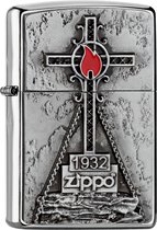 Aansteker Zippo Peak Cross Emblem
