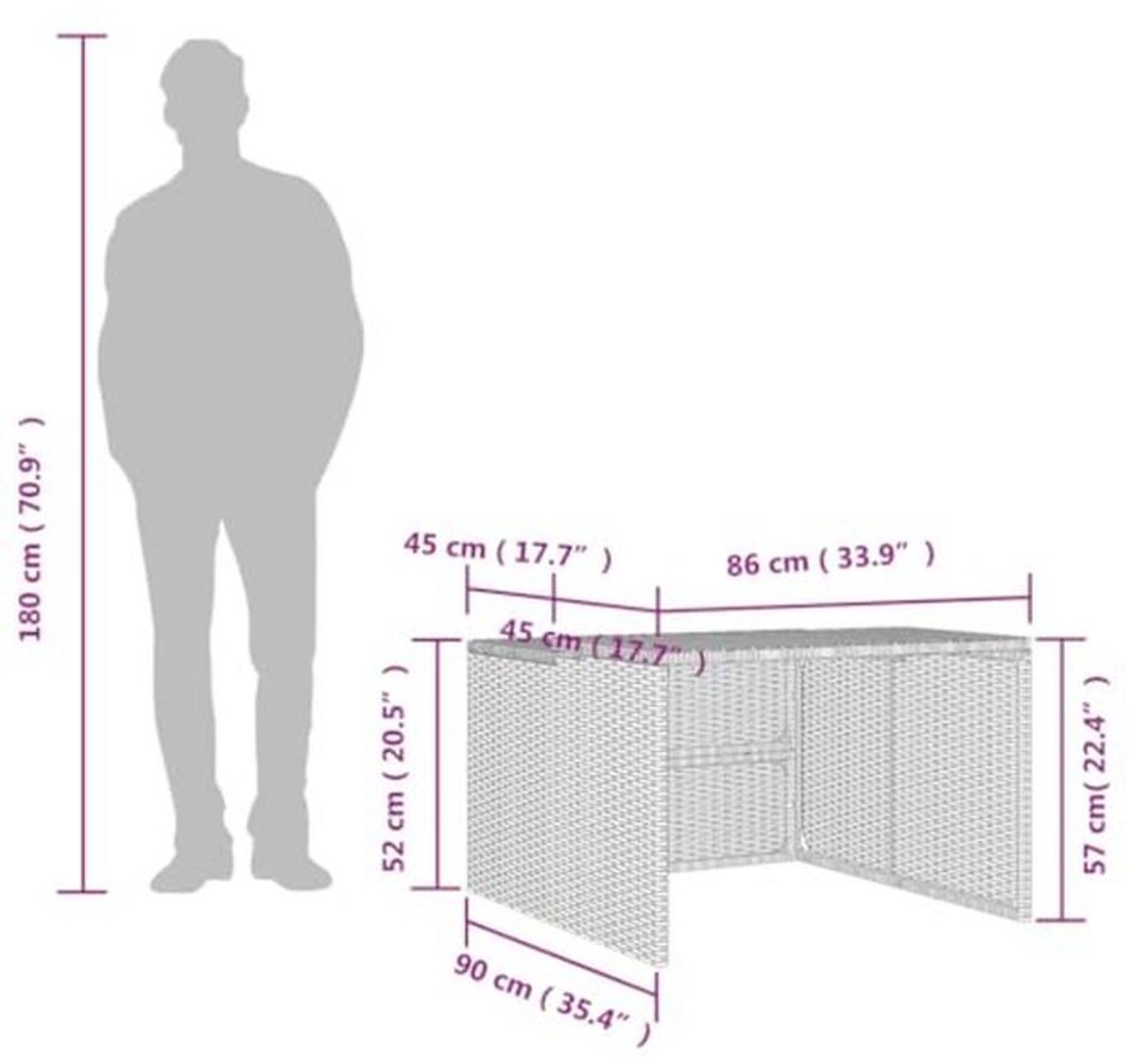 Garage Robotmaaier Bescherming en Opslag - afbeelding 2