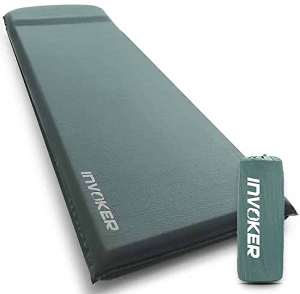 Zelfopblazende campingmatras van traagschuim – Extra dik, comfortabel en snel opblaasbaar