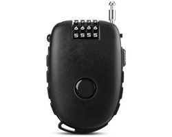 Innovaland - Kabelslot - Stalen Kabel Extra Lang - 1 Meter Kabel - Staal - Cijferslot - Skislot - Snowboard - Slot