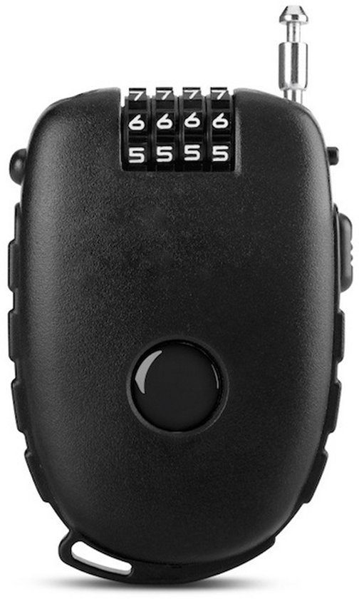 Innovaland - Kabelslot - Stalen Kabel Extra Lang - 1 Meter Kabel - Staal - Cijferslot - Skislot - Snowboard - Slot