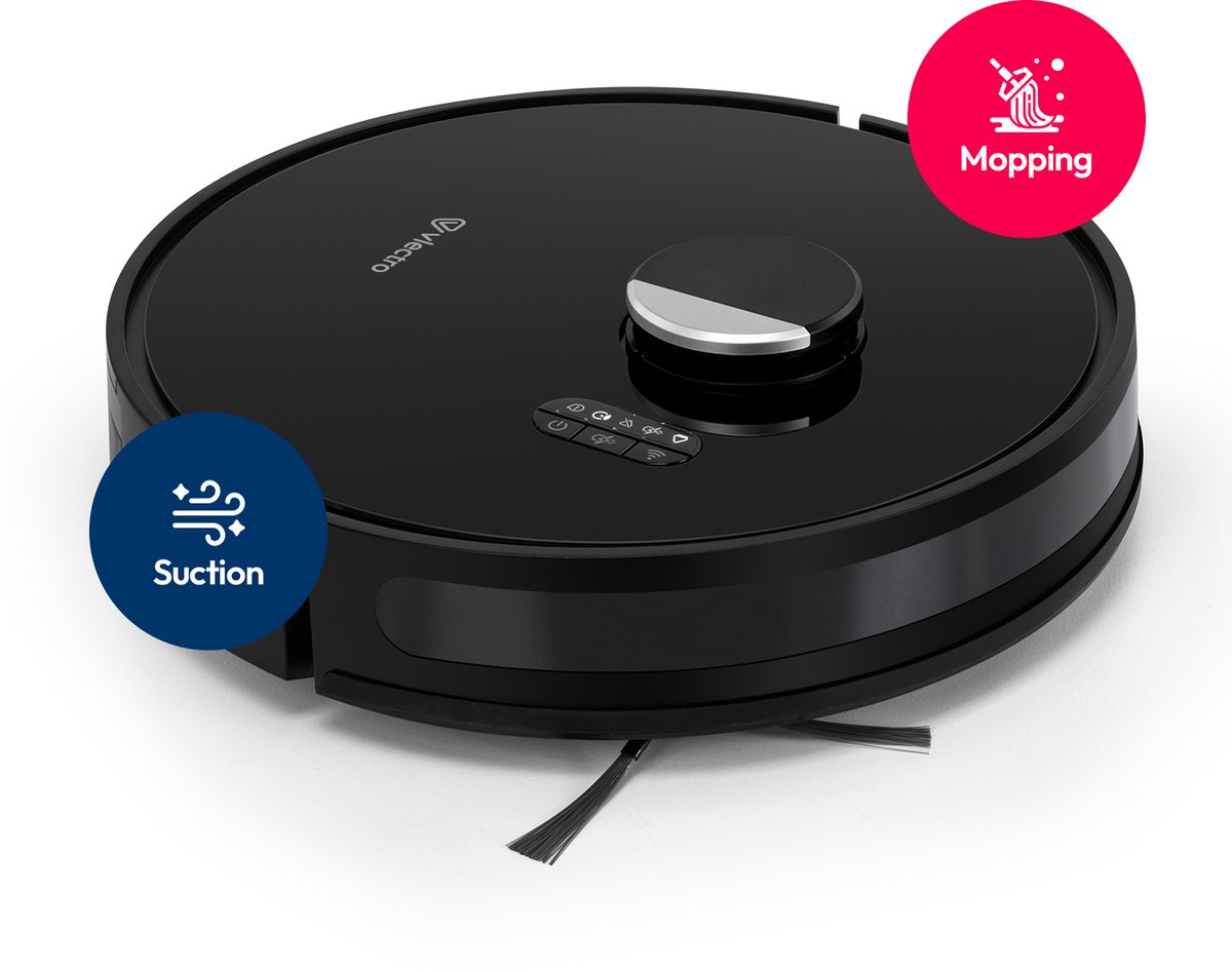 Slimme Robotstofzuiger met Dweilfunctie en LiDAR Navigatie