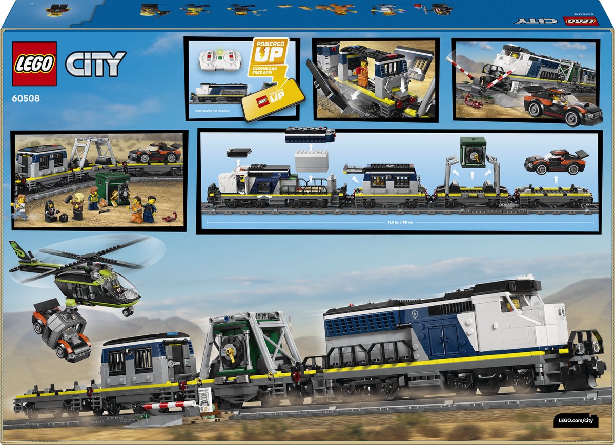 LEGO® City Overval op Politietrein - Speelgoedtreinset - 60508 — afbeelding 16