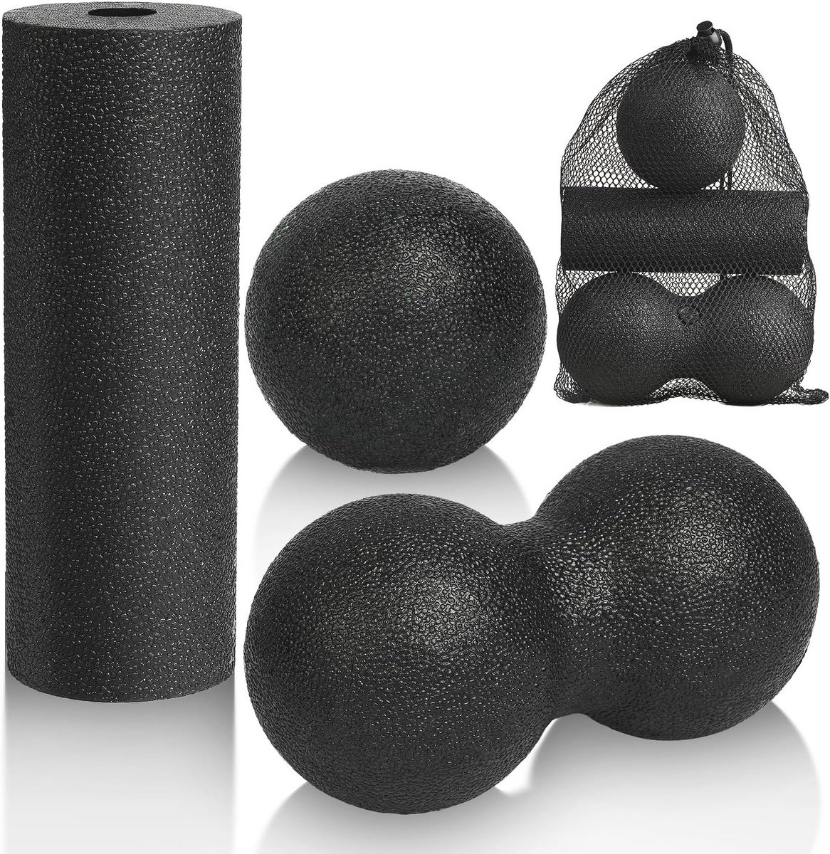 Set van 3 massageballen voor diepe weefselmassage