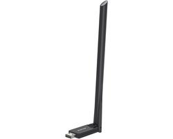 USB WiFi 6 Adapter voor Desktop en Laptop - Snelle en Betrouwbare Verbinding