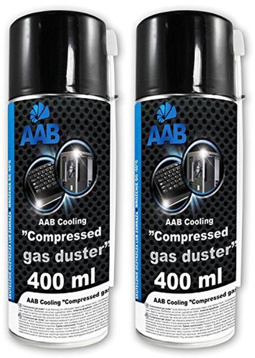 Compressed Gas Duster 400ml - Luchtduster voor Computer, Toetsenbord en Kantoorapparatuur