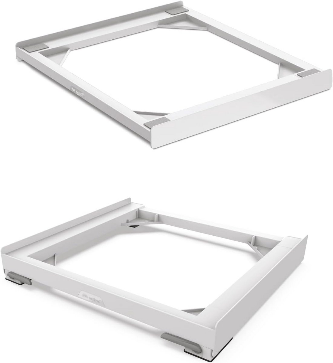 2-in-1 Wasmachine-Droger Set met Overlappingset en Wielen