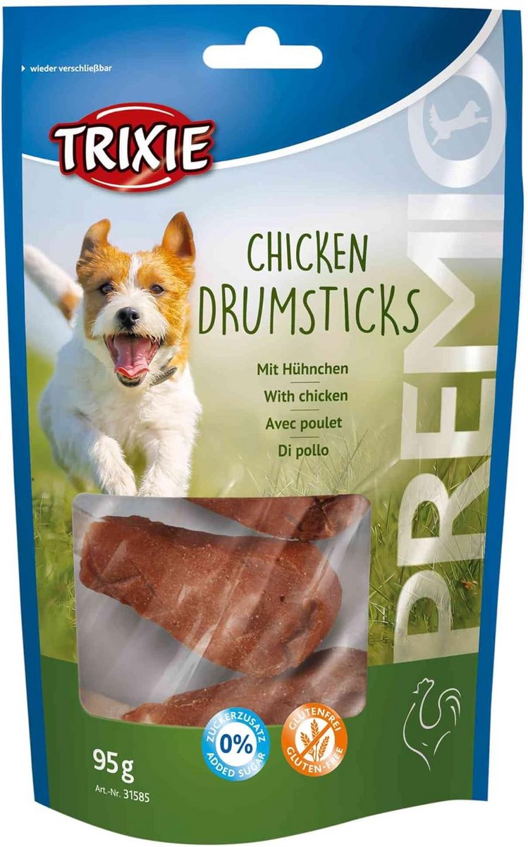 Kippendrumsticks voor Honden - Natuurlijke Kauwsnack, 5 Stuks