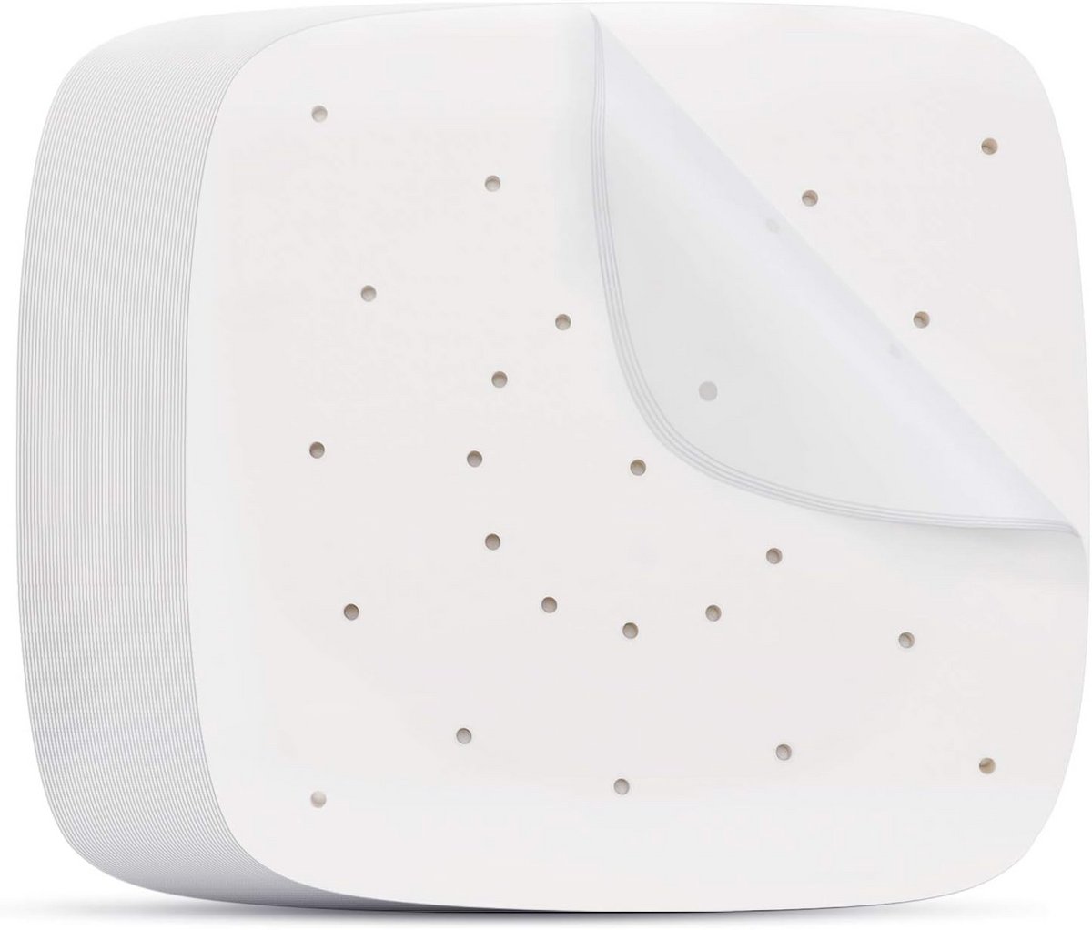 300x Vierkante Bakvormen Voor Airfryer - Wit Wegwerp Perkamentpapier