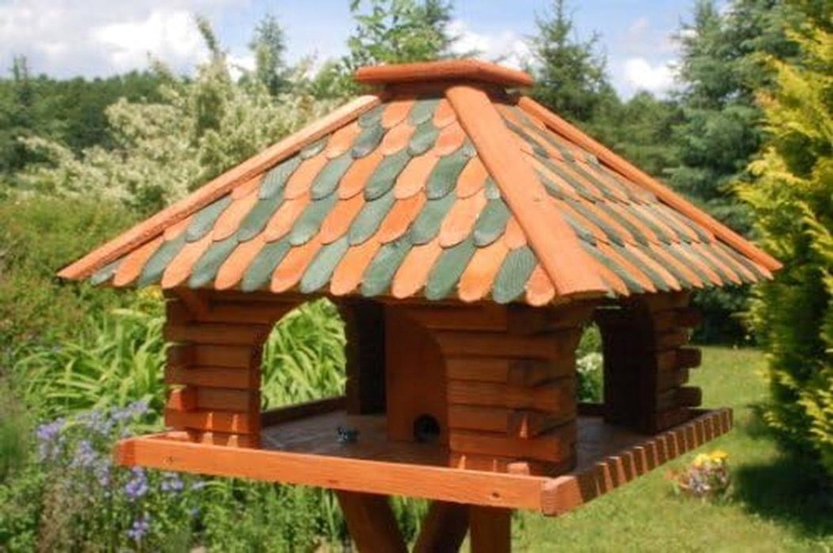 Luxe Houten Vogelhuis Eenvoudig te Vullen Weerbestendig