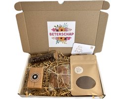 Beterschap brievenbusbox met koffie en lekkernijen