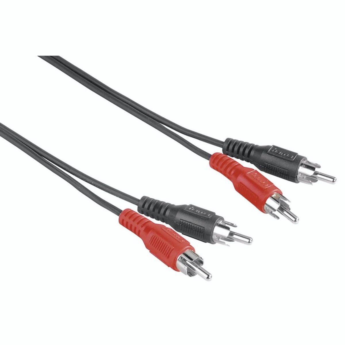 5 Meter RCA Tulp Kabel voor Stereo Audio Verbindingen Zwart Rood