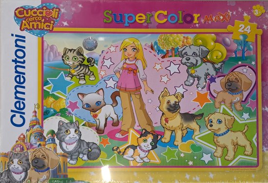 Clementoni Puzzel Super Color Maxi 24 Stukjes | bol