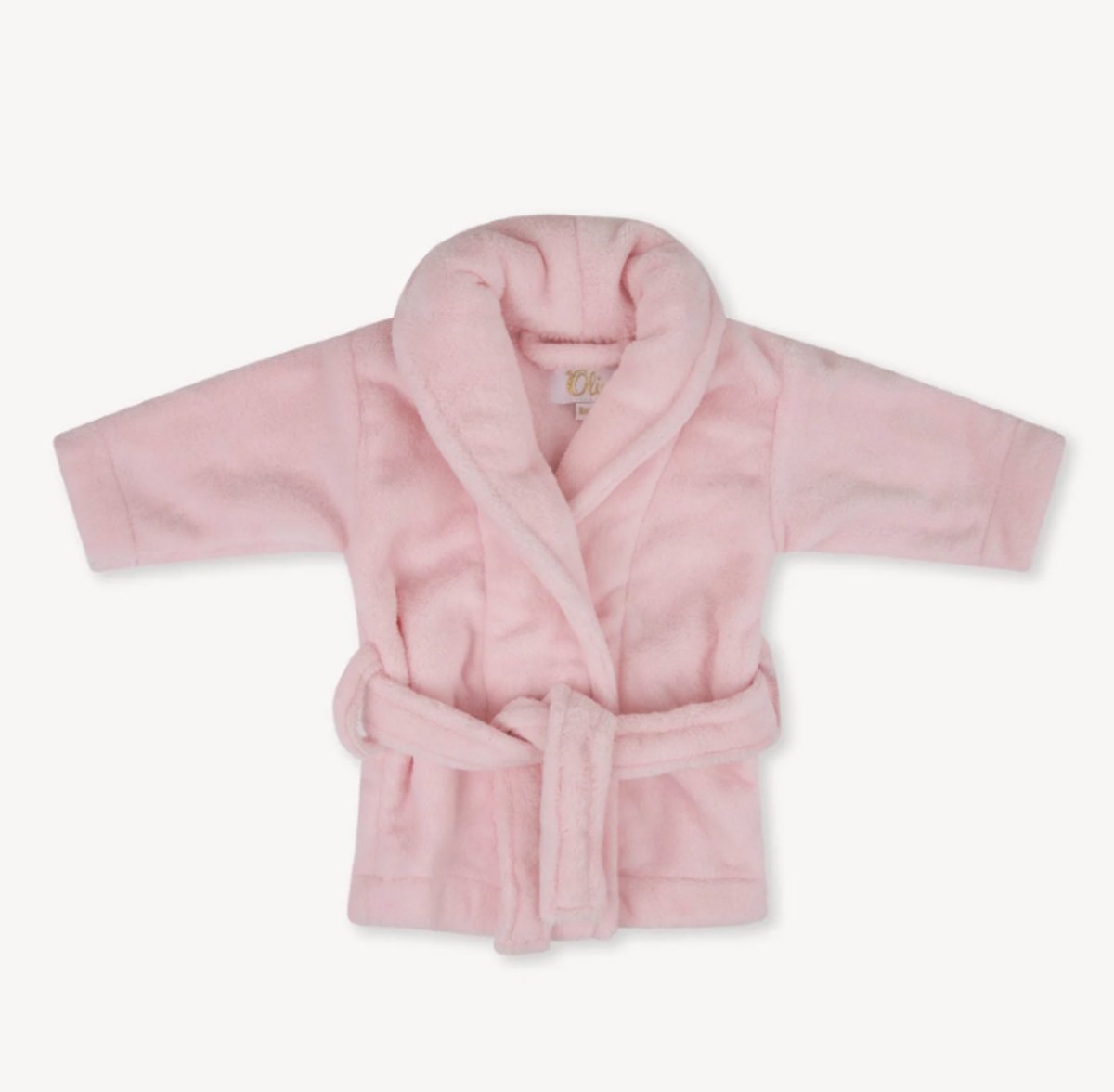 Dreamhouse Coral Fleece Badjas – 1‑2 jaar – Poeder Roze