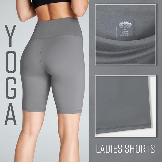 Dames Sportshorts met Hoge Taille voor Activiteiten zoals Hardlopen en Yoga — afbeelding 3