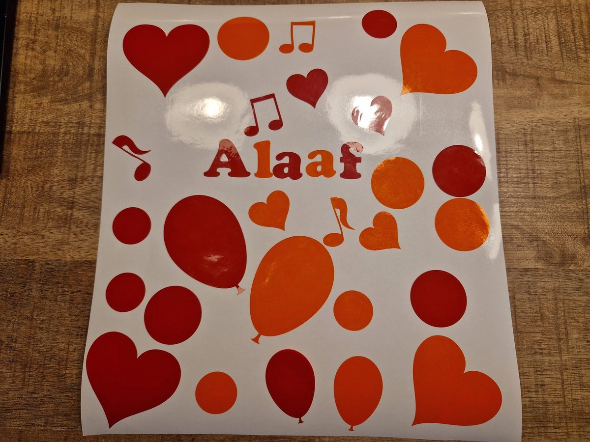 Herbruikbare statische raamsticker ALAAF