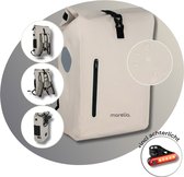 Sacoche de vélo Morelia® 3 en 1 - 100% étanche - 28 litres - sacoches de vélo pour vélos électriques et standards - Matériau bâche - Blauw