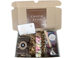 Choco mini brievenbus cadeau - chocolade - marshmallows - chocostick - zomaar