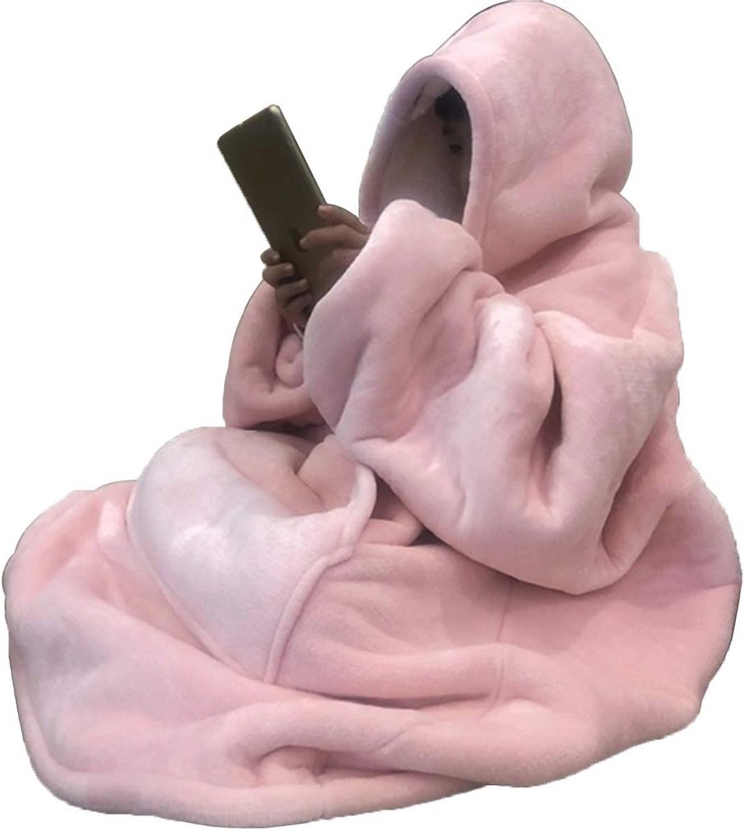 Oversized Deken Hoodie - Ultra Zacht Sherpa Fleece - Comfortabele Knuffelhoodie Voor Iedereen