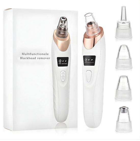 Premium Blackhead Remover - Mee Eters Verwijderen - Poriënreiniger - Mee Eters Verwijderaar - Elektrisch - Incl. JeBo® E-book