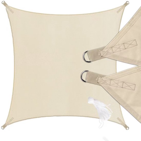 O'DADDY Schaduwdoek 4x3m Rechthoek (incl. bevestiging)