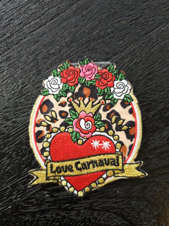 Carnavalsembleem Love Carnaval klein
