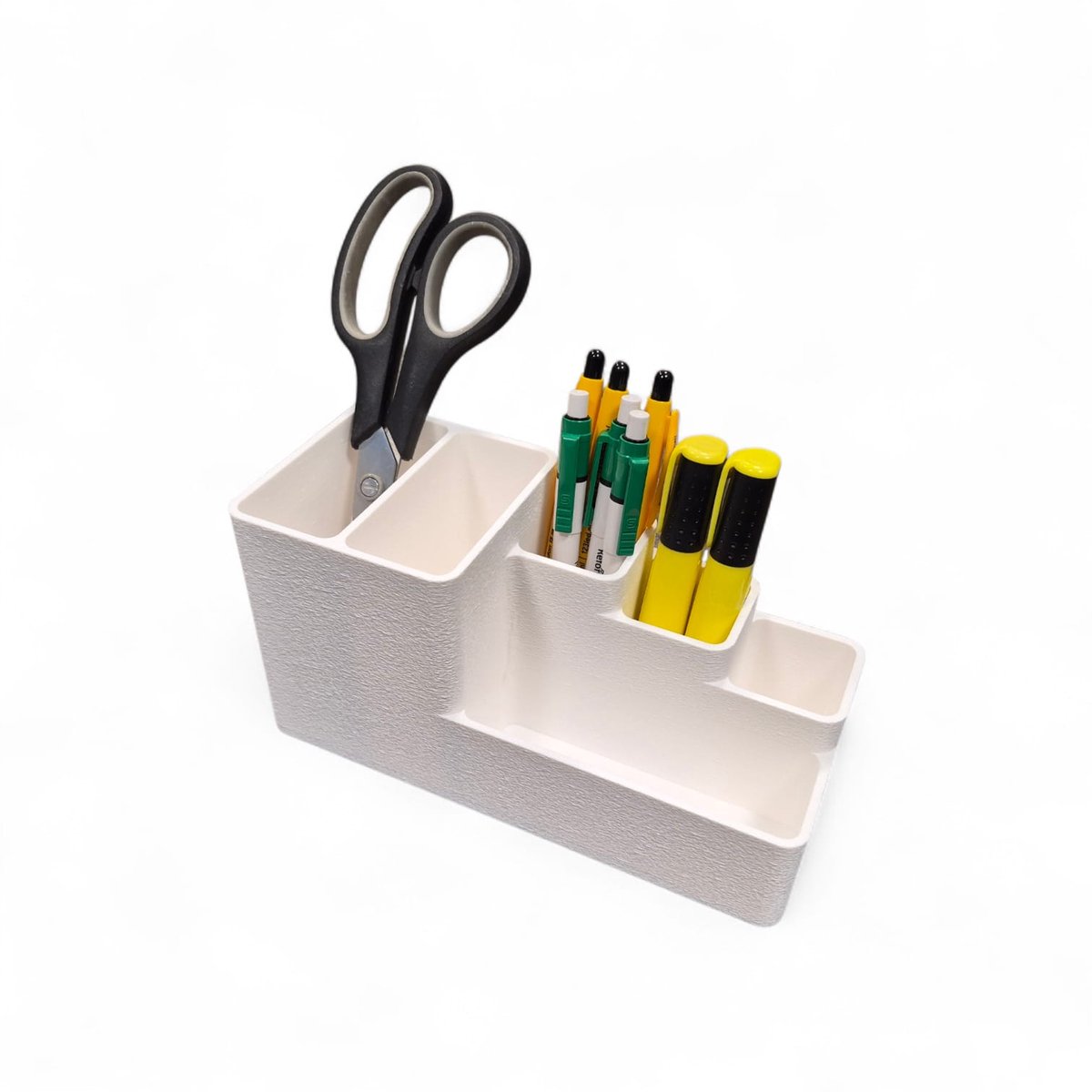 Bureau Organizer Witte– Moderne Pennenhouder & Accessoirehouder – Strak Design