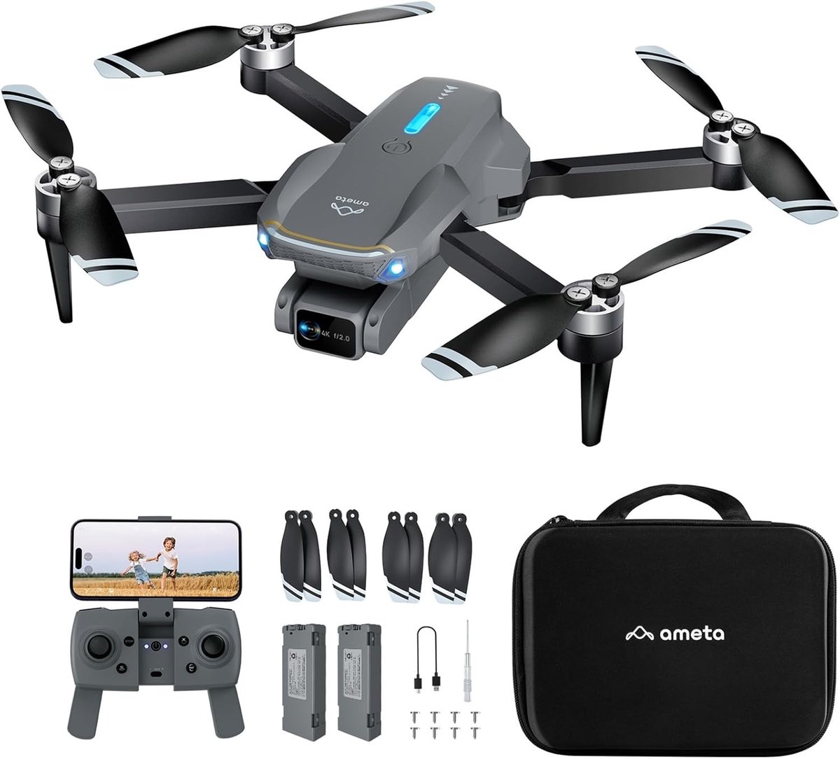 LeeuwenChoice® Camera Drone 4K - FPV - Opvouwbaar - Quadcopter - Automatische Terugkeer