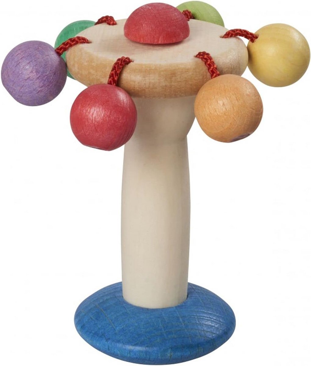 Houten Grijpercarrousel voor Baby's - Natuurlijk Baby Speelgoed