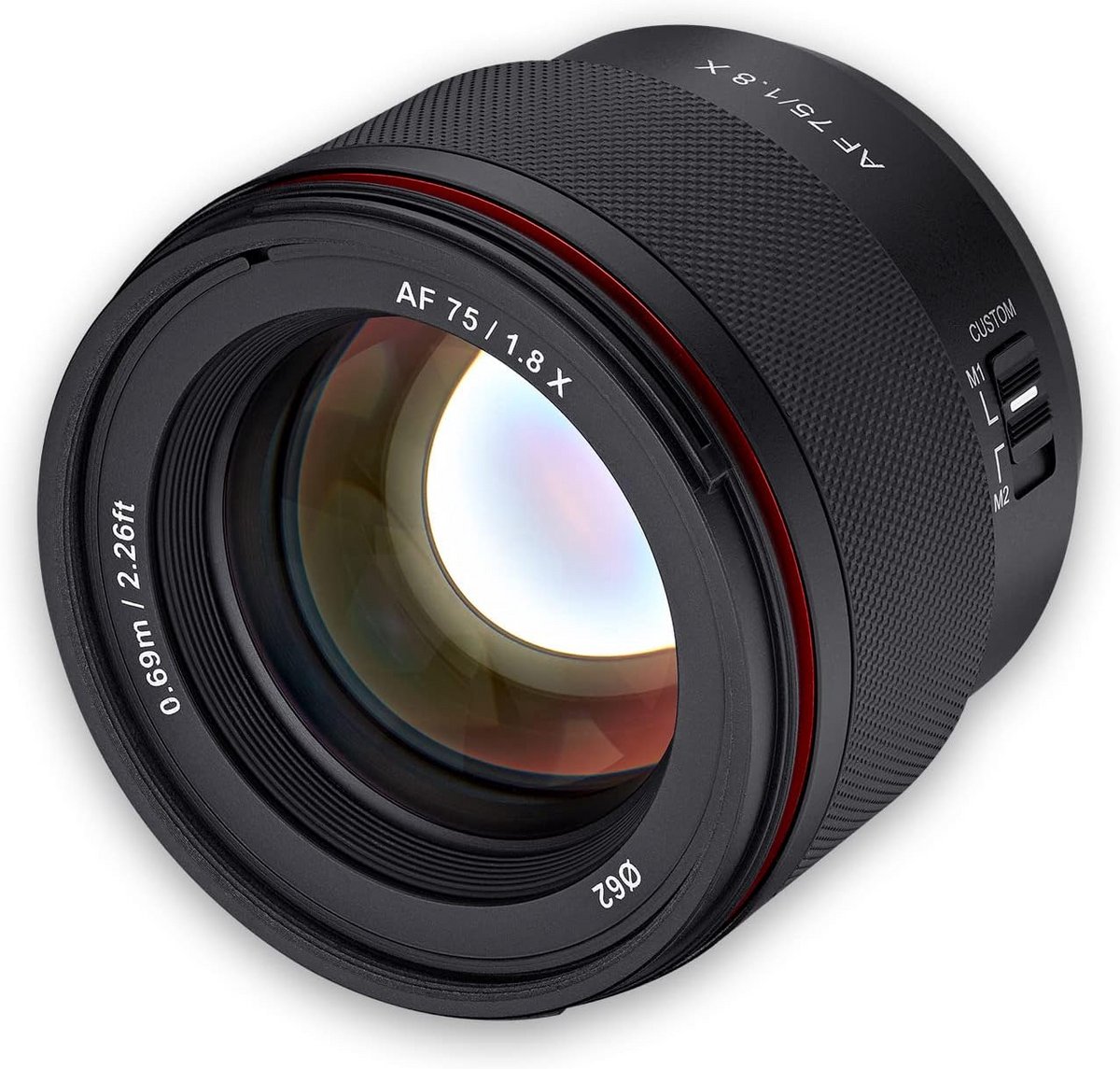 Kort Teleportretlens 75mm F1.8 voor Fujifilm X-serie