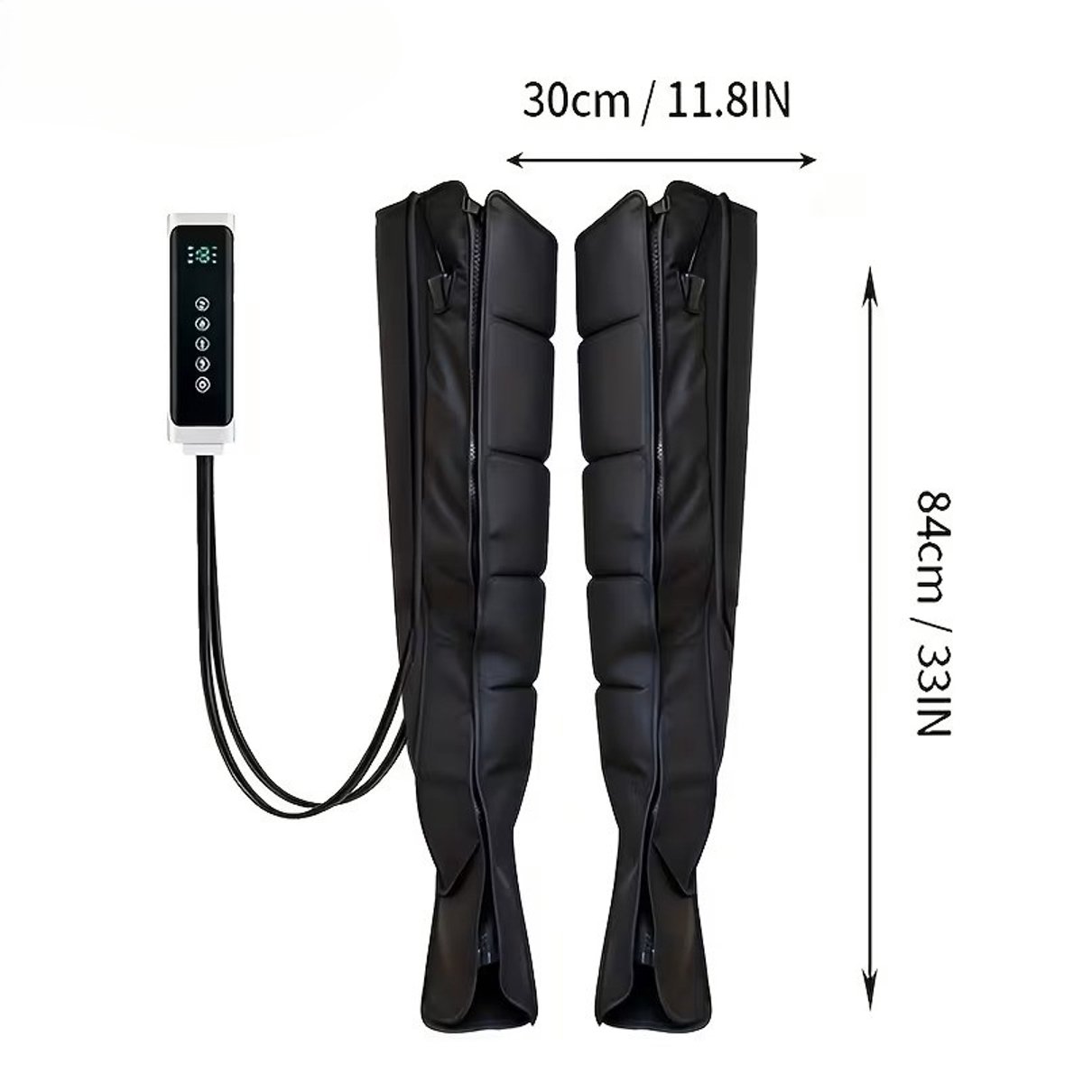 Luchtcompressie Beenmassage Apparaat met Afstandsbediening - afbeelding 3