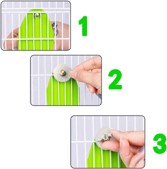 Vogel-Perchen Plattform-Schaukel mit Kletterleiter für Vögel Vogel-Spielzeug Pap