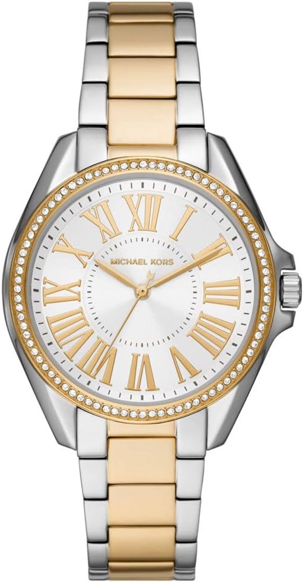 Dameshorloge met RVS Band - Tijdloos Quartz Horloge met Drie-en-halve Wijzer