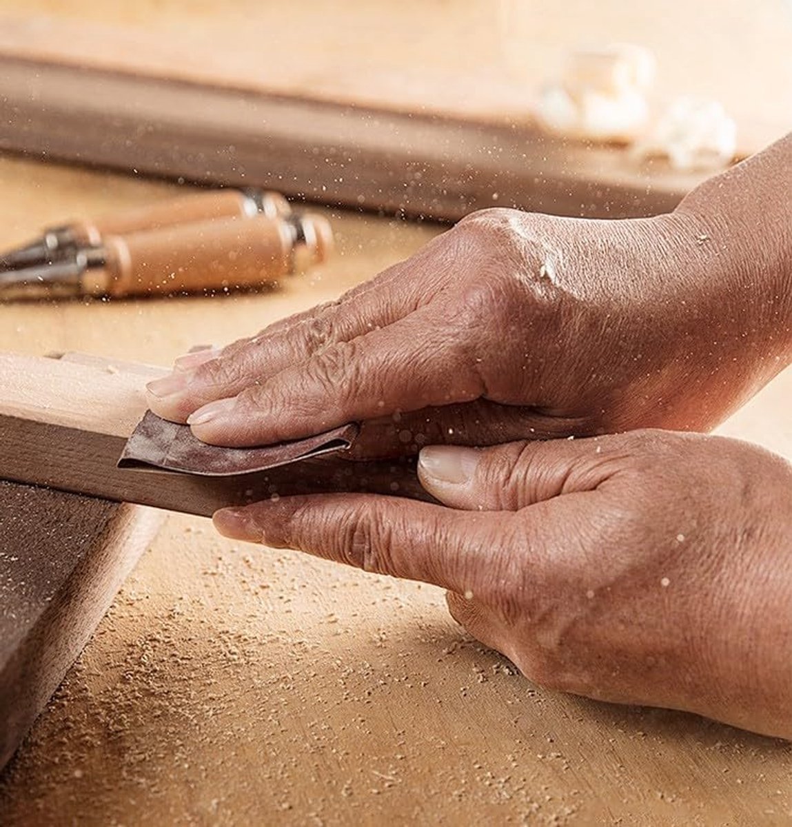 Guolich Kastgrepen, hout, boorgatafstand 128 mm, meubelgrepen