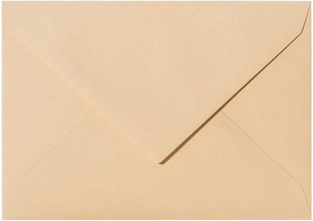 Hoogwaardige DIN C6 Enveloppen 114x162 mm - 120 g/m² Nat Plakbaar in Diverse Kleuren