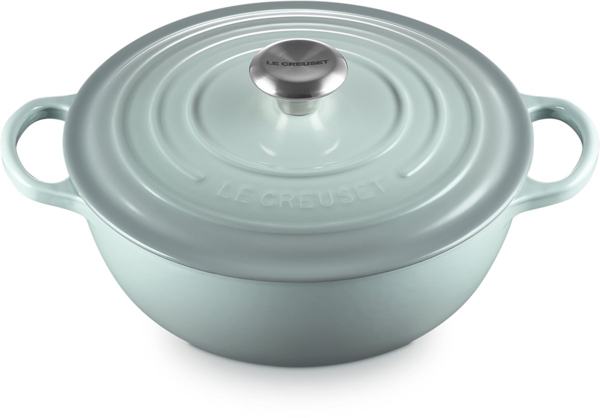 Le Creuset Signature Marmite Sea Salt Ø 26cm 4,1l